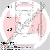 Тормозные колодки передние Otto Zimmermann - 240.2417.01 (зам.4605A481) MPW IV 3.2TD